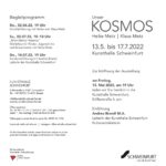 Ausstellung „unser KOSMOS“ in der Kunsthalle Schweinfurt